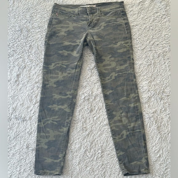 Cute Army print pants with some stretch - Picture 1 of 9